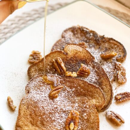 Salted Maple Pecan French Toast