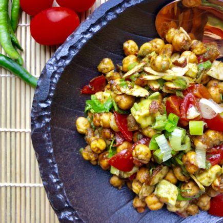 Chickpea Avocado Bhel Puri