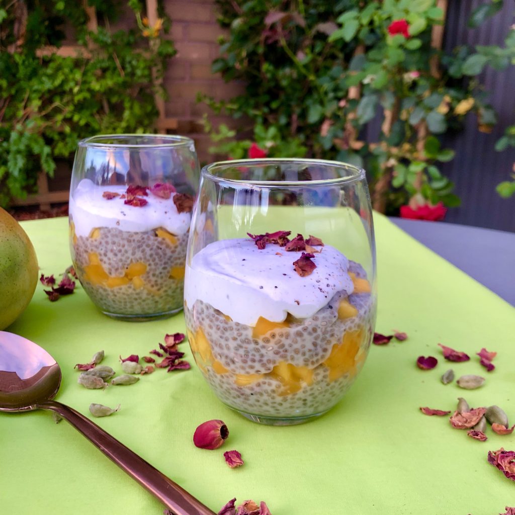 So Delicious Mango Cardamom Chia Pudding Parfaits Chef Priyanka Vegan Celebrity Chef Tv Host 