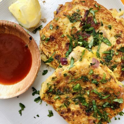 Vegan Indian Stuffed French Toast