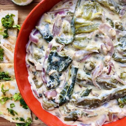 Vegan Rajas Con Crema