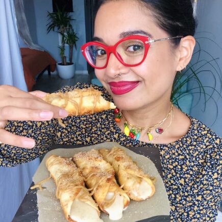 Churro “Taquitos” with Sweet Cream Filling (Vegan)