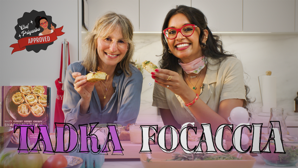 Tadka Focaccia | MAKE IT VEGAN