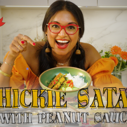 Chick’n Satay with Peanut Sauce | MAKE IT VEGAN